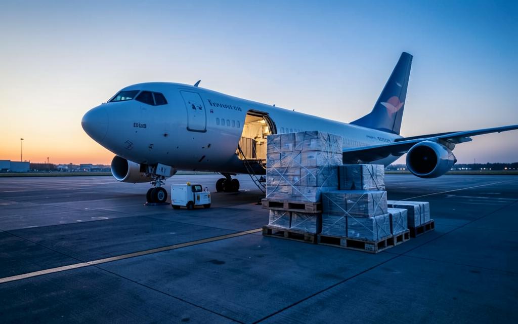 Air Freight — Fast and reliable transportation for time-sensitive international shipments.
